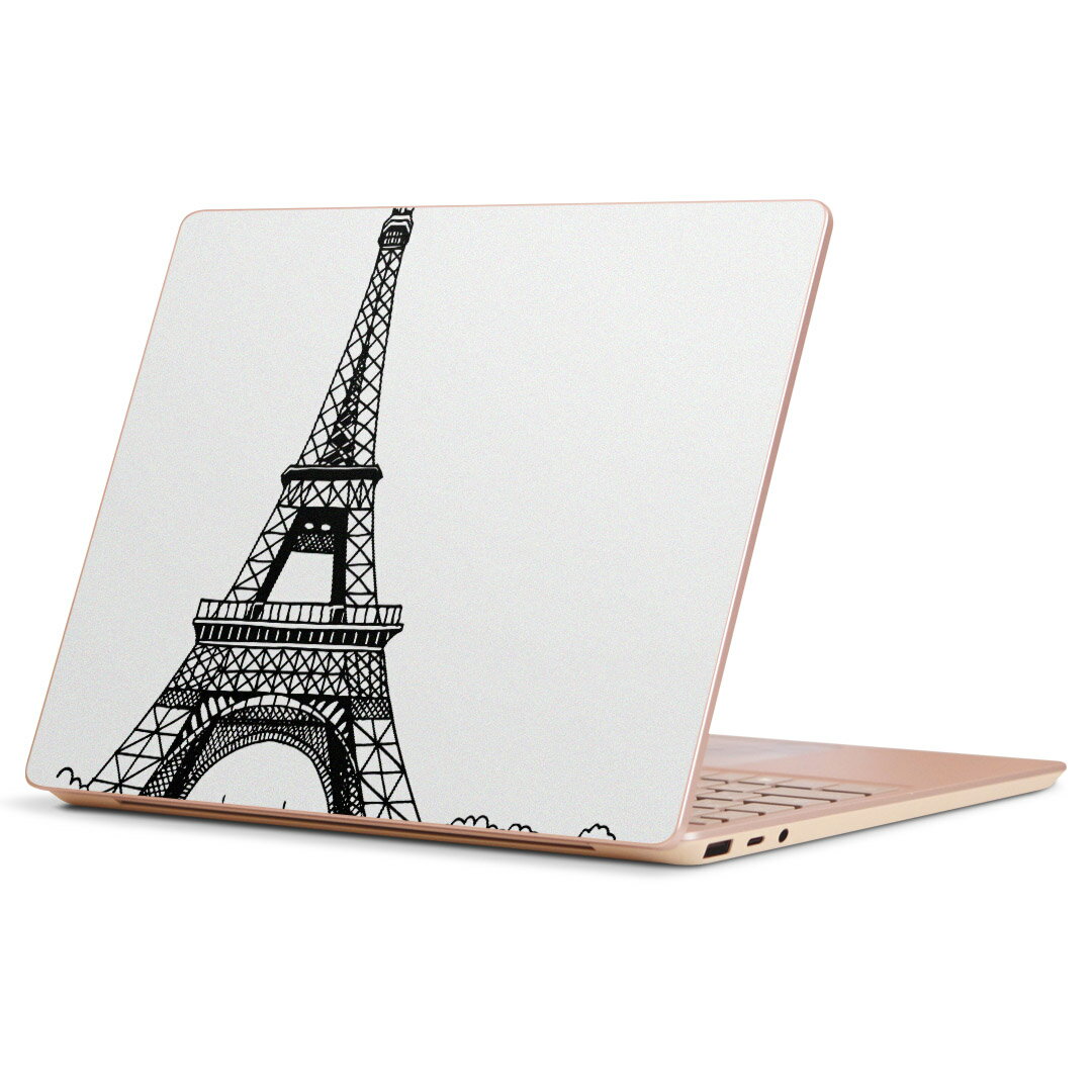 Surface Laptop Go (2020) 専用 スキンシール Microsoft サーフェス サーフィス ノートブック ノートパソコン カバー ケース フィルム ステッカー アクセサリー 保護 014303 タワー　景色　風景