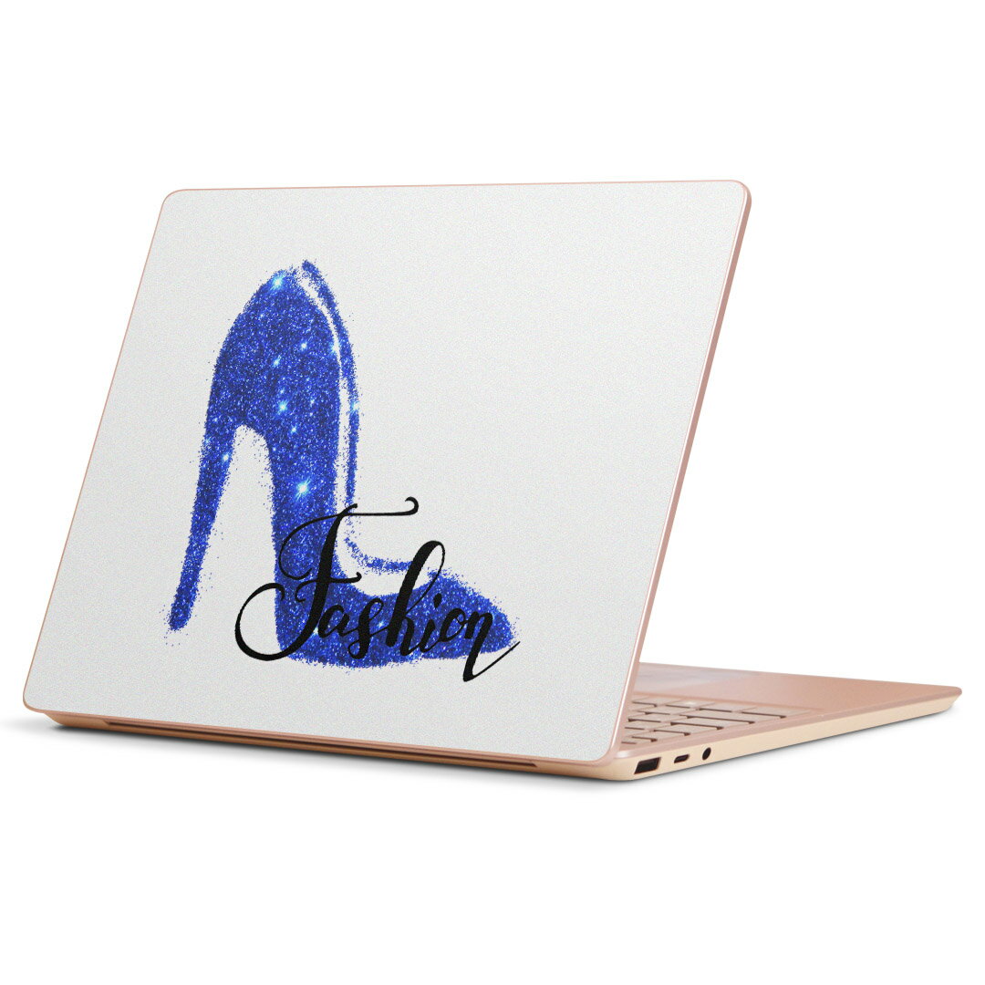 Surface Laptop Go (2020) 専用 スキンシール Microsoft サーフェス サーフィス ノートブック ノートパソコン カバー ケース フィルム ステッカー アクセサリー 保護 014790 靴　青　きれい