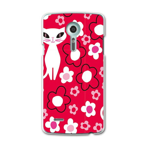 LGL22 isai イサイ lgl22 au エーユー スマホ カバー ケース スマホケース スマホカバー PC ハードケース 猫 花 キャラクター アニマル 004458 LGL22 isai イサイ lgl22 au エーユー スマホ カバー ケース スマホケース スマホカバー PC ハードケース 猫 花 キャラクター アニマル 004458