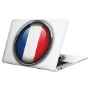 MacBook 用 スキンシール マックブック 13インチ 〜 16インチ MacBook Pro / MacBook Air 各種対応 ノートパソコン カバー ケース フィルム ステッカー アクセサリー 保護 000266 フランス　国旗　マーク