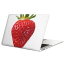 MacBook 用 スキンシール マックブック 13インチ ~ 16インチ MacBook Pro / MacBook Air 各種対応 ノートパソコン カバー ケース フィルム ステッカー アクセサリー 保護 000919 イチゴ フルーツ