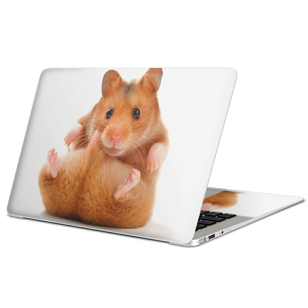MacBook 用 スキンシール マックブック 13インチ 〜 16インチ MacBook Pro / MacBook Air 各種対応 ノートパソコン カバー ケース フィルム ステッカー アクセサリー 保護 001075 ハムスター　動物