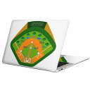 MacBook 用 スキンシール マックブック 13インチ ~ 16インチ MacBook Pro / MacBook Air 各種対応 ノートパソコン カバー ケース フィルム ステッカー アクセサリー 保護 001132 野球 おもちゃ