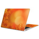 MacBook 用 スキンシール マックブック 13インチ ~ 16インチ MacBook Pro / MacBook Air 各種対応 ノートパソコン カバー ケース フィルム ステッカー アクセサリー 保護 001291 紅葉 秋