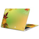 MacBook 用 スキンシール マックブック 13インチ ~ 16インチ MacBook Pro / MacBook Air 各種対応 ノートパソコン カバー ケース フィルム ステッカー アクセサリー 保護 001300 紅葉 秋