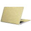 MacBook 用 スキンシール マックブック 13インチ 〜 16インチ MacBook Pro / MacBook Air 各種対応 ノートパソコン カバー ケース フィルム ステッカー アクセサリー 保護 001950 模様　黄色　シンプル