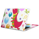 MacBook 用 スキンシール マックブック 13インチ ~ 16インチ MacBook Pro / MacBook Air 各種対応 ノートパソコン カバー ケース フィルム ステッカー アクセサリー 保護 002919 モンスター キャラクター カラフル