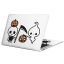 MacBook 用 スキンシール マックブック 13インチ ~ 16インチ MacBook Pro / MacBook Air 各種対応 ノートパソコン カバー ケース フィルム ステッカー アクセサリー 保護 003310 ハロウィン キャラクター