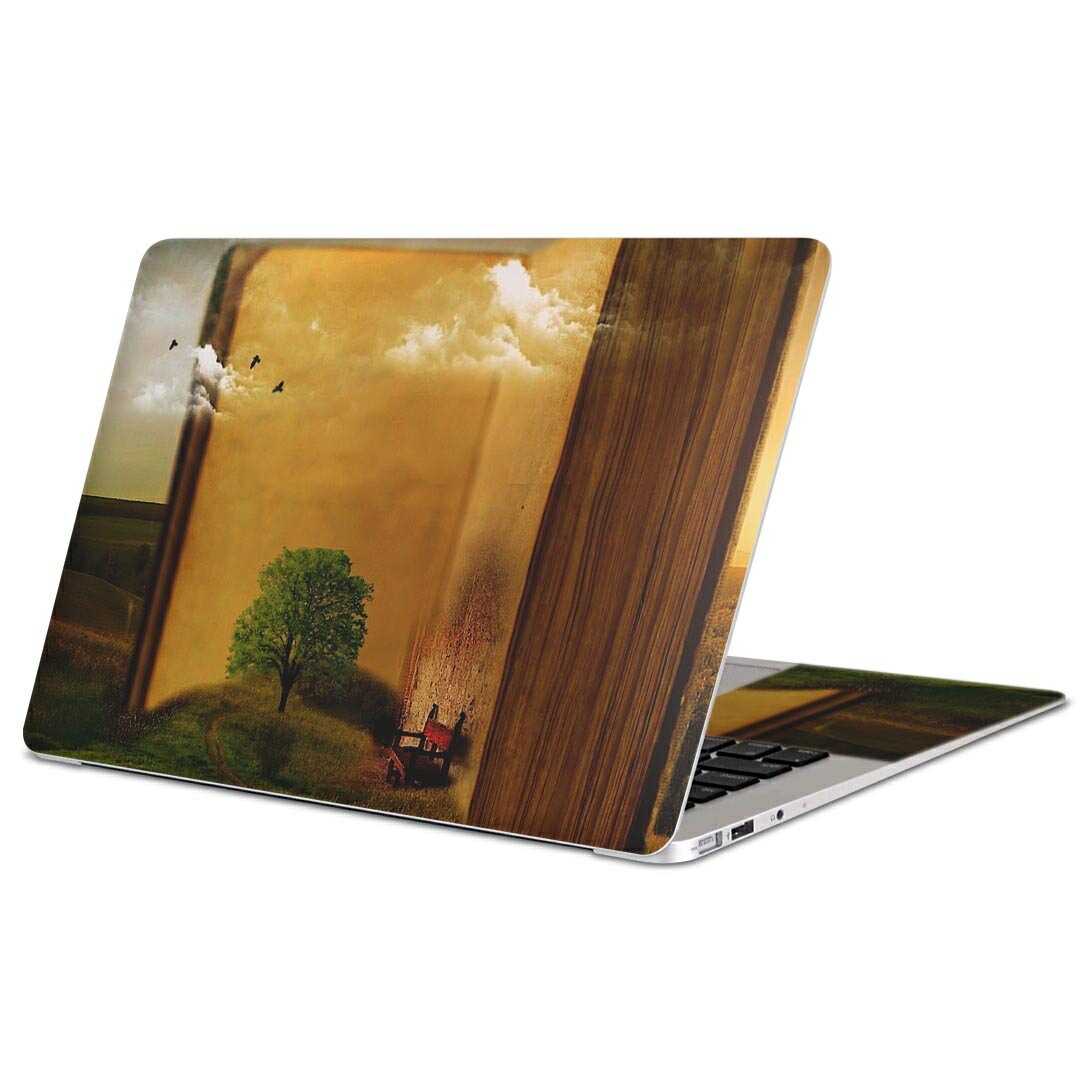 MacBook 用 スキンシール マックブック 13インチ 〜 16インチ MacBook Pro / MacBook Air 各種対応 ノートパソコン カバー ケース フィルム ステッカー アクセサリー 保護 023003 木 本
