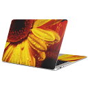 MacBook 用 スキンシール マックブック 13インチ ~ 16インチ MacBook Pro / MacBook Air 各種対応 ノートパソコン カバー ケース フィルム ステッカー アクセサリー 保護 023300 花 フラワー ひまわり