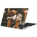 MacBook 用 スキンシール マックブック 13インチ ~ 16インチ MacBook Pro / MacBook Air 各種対応 ノートパソコン カバー ケース フィルム ステッカー アクセサリー 保護 023456 アイスクリーム 写真 食べ物