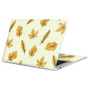 MacBook 用 スキンシール マックブック 13インチ ~ 16インチ MacBook Pro / MacBook Air 各種対応 ノートパソコン カバー ケース フィルム ステッカー アクセサリー 保護 023506 葉っぱ 植物 柄 秋