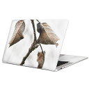 MacBook 用 スキンシール マックブック 13インチ ~ 16インチ MacBook Pro / MacBook Air 各種対応 ノートパソコン カバー ケース フィルム ステッカー アクセサリー 保護 023508 葉っぱ 植物 秋