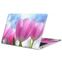 MacBook 用 スキンシール マックブック 13インチ ~ 16インチ MacBook Pro / MacBook Air 各種対応 ノートパソコン カバー ケース フィルム ステッカー アクセサリー 保護 023603 花 フラワー チューリップ