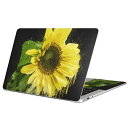 MacBook 用 スキンシール マックブック 13インチ ~ 16インチ MacBook Pro / MacBook Air 各種対応 ノートパソコン カバー ケース フィルム ステッカー アクセサリー 保護 023851 花 フラワー ひまわり