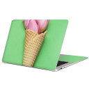 MacBook 用 スキンシール マックブック 13インチ ~ 16インチ MacBook Pro / MacBook Air 各種対応 ノートパソコン カバー ケース フィルム ステッカー アクセサリー 保護 023915 花 フラワー チューリップ アイス