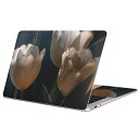 MacBook 用 スキンシール マックブック 13インチ ~ 16インチ MacBook Pro / MacBook Air 各種対応 ノートパソコン カバー ケース フィルム ステッカー アクセサリー 保護 023919 花 フラワー チューリップ