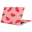 MacBook 用 スキンシール マックブック 13インチ ~ 16インチ MacBook Pro / MacBook Air 各種対応 ノートパソコン カバー ケース フィルム ステッカー アクセサリー 保護 023955 スイカ 果物 フルーツ