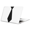MacBook 用 スキンシール マックブック 13インチ ~ 16インチ MacBook Pro / MacBook Air 各種対応 ノートパソコン カバー ケース フィルム ステッカー アクセサリー 保護 026233 ネクタイ スーツ