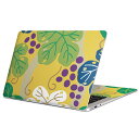 MacBook 用 スキンシール マックブック 13インチ ~ 16インチ MacBook Pro / MacBook Air 各種対応 ノートパソコン カバー ケース フィルム ステッカー アクセサリー 保護 004332 ぶどう イラスト 模様