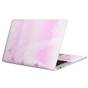 MacBook 用 スキンシール マックブック 13インチ ~ 16インチ MacBook Pro / MacBook Air 各種対応 ノートパソコン カバー ケース フィルム ステッカー アクセサリー 保護 004925 馬 桜 ピンク