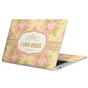 MacBook 用 スキンシール マックブック 13インチ 〜 16インチ MacBook Pro / MacBook Air 各種対応 ノートパソコン カバー ケース フィルム ステッカー アクセサリー 保護 005416 花 薔薇
