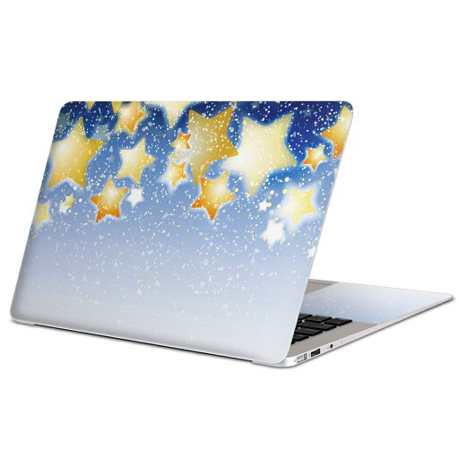 MacBook 用 スキンシール マックブック 13インチ 〜 16インチ MacBook Pro / MacBook Air 各種対応 ノートパソコン カバー ケース フィルム ステッカー アクセサリー 保護 005502 星 スター 青 MacBook 用 スキンシール マックブック 13インチ 〜 16インチ MacBook Pro / MacBook Air 各種対応 ノートパソコン カバー ケース フィルム ステッカー アクセサリー 保護 005502 星 スター 青