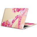 MacBook 用 スキンシール マックブック 13インチ 〜 16インチ MacBook Pro / MacBook Air 各種対応 ノートパソコン カバー ケース フィルム ステッカー アクセサリー 保護 007094 ピンク　靴　ヒール