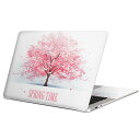 MacBook 用 スキンシール マックブック 13インチ 〜 16インチ MacBook Pro / MacBook Air 各種対応 ノートパソコン カバー ケース フィルム ステッカー アクセサリー 保護 008120 春 桜 ピンク 植物 イラスト|詳細画像