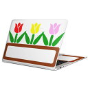 MacBook 用 スキンシール マックブック 13インチ ~ 16インチ MacBook Pro / MacBook Air 各種対応 ノートパソコン カバー ケース フィルム ステッカー アクセサリー 保護 009292 チューリップ