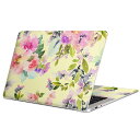 MacBook 用 スキンシール マックブック 13インチ 〜 16インチ MacBook Pro / MacBook Air 各種対応 ノートパソコン カバー ケース フィルム ステッカー アクセサリー 保護 010233 花 水彩|詳細画像