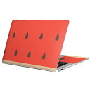 MacBook 用 スキンシール マックブック 13インチ ~ 16インチ MacBook Pro / MacBook Air 各種対応 ノートパソコン カバー ケース フィルム ステッカー アクセサリー 保護 010433 果物 スイカ 赤 緑