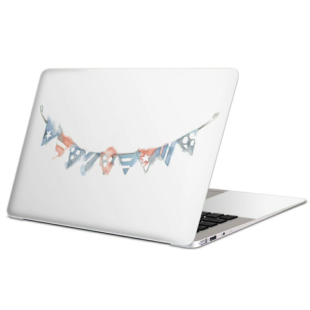 MacBook 用 スキンシール マックブック 13インチ 〜 16インチ MacBook Pro / MacBook Air 各種対応 ノートパソコン カバー ケース フィルム ステッカー アクセサリー 保護 010732 旗　フラッグ　色彩
