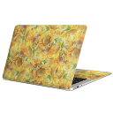 MacBook 用 スキンシール マックブック 13インチ ~ 16インチ MacBook Pro / MacBook Air 各種対応 ノートパソコン カバー ケース フィルム ステッカー アクセサリー 保護 011405 ひまわり 花 黄色