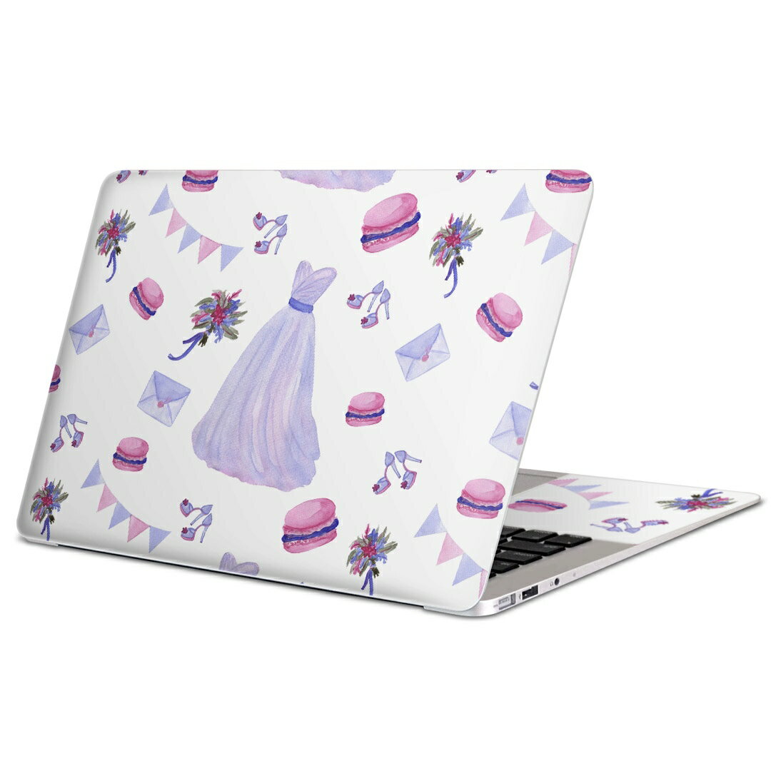 MacBook 用 スキンシール マックブック 13インチ ～ 16インチ MacBook Pro / MacBook Air 各種対応 ノートパソコン カバー ケース フィルム ステッカー アクセサリー 保護 011413 おしゃれ ファッション マカロン