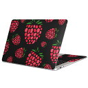 MacBook 用 スキンシール マックブック 13インチ ~ 16インチ MacBook Pro / MacBook Air 各種対応 ノートパソコン カバー ケース フィルム ステッカー アクセサリー 保護 011804 いちご ポップ 果物
