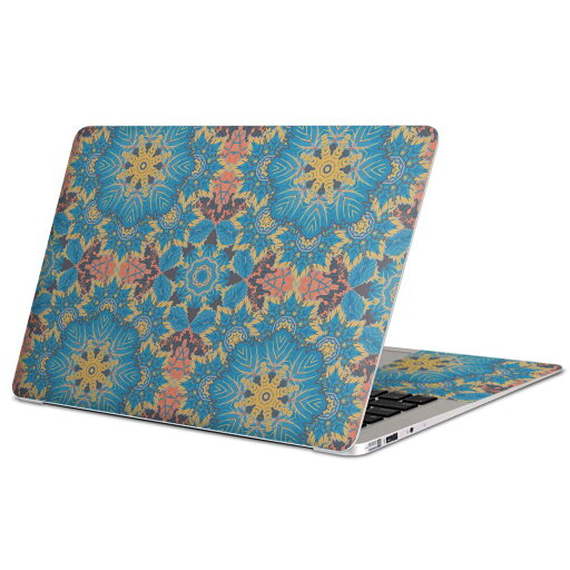 MacBook 用 スキンシール マックブック 13インチ 〜 16インチ MacBook Pro / MacBook Air 各種対応 ノートパソコン カバー ケース フィルム ステッカー アクセサリー 保護 011844 模様 エレガント 青 MacBook 用 スキンシール マックブック 13インチ 〜 16インチ MacBook Pro / MacBook Air 各種対応 ノートパソコン カバー ケース フィルム ステッカー アクセサリー 保護 011844 模様 エレガント 青