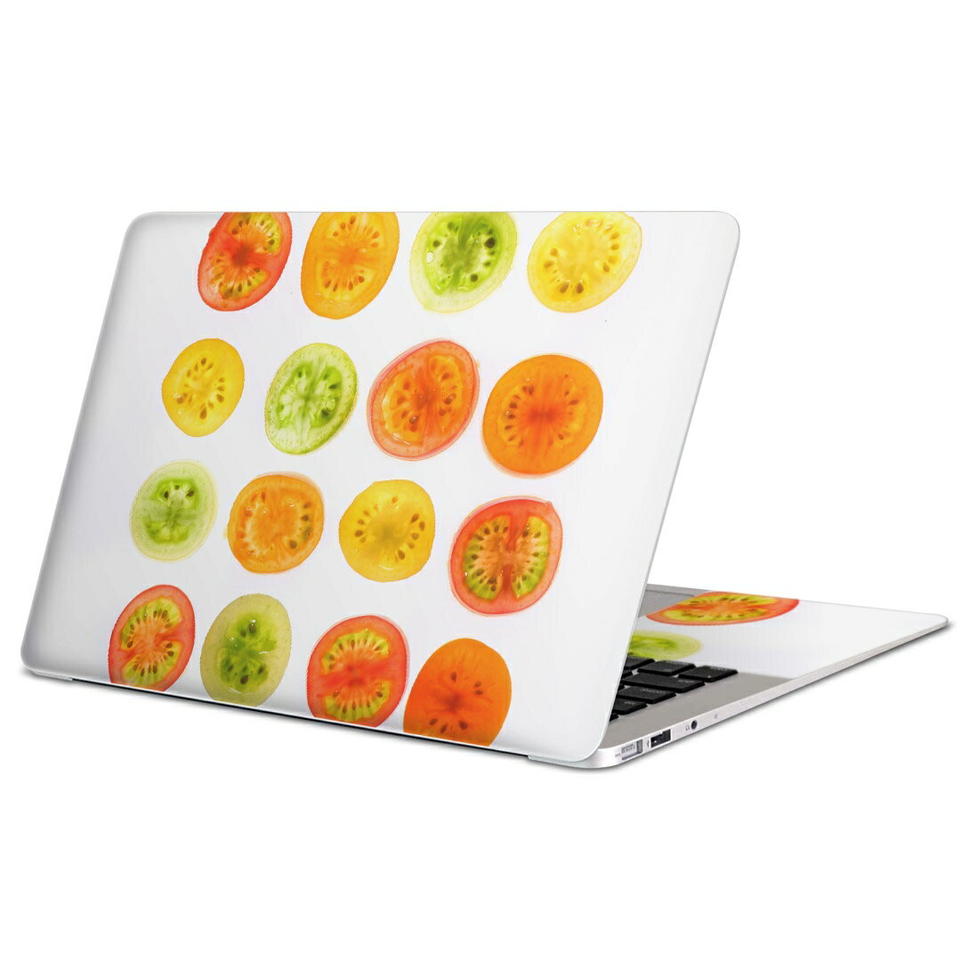 MacBook 用 スキンシール マックブック 13インチ 〜 16インチ MacBook Pro / MacBook Air 各種対応 ノートパソコン カバー ケース フィルム ステッカー アクセサリー 保護 013341 トマト　野菜　食べ物
