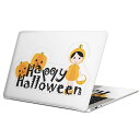 MacBook 用 スキンシール マックブック 13インチ ~ 16インチ MacBook Pro / MacBook Air 各種対応 ノートパソコン カバー ケース フィルム ステッカー アクセサリー 保護 013373 ハロウィン かぼちゃ 英語