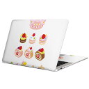 MacBook 用 スキンシール マックブック 13インチ ~ 16インチ MacBook Pro / MacBook Air 各種対応 ノートパソコン カバー ケース フィルム ステッカー アクセサリー 保護 013479 ケーキ お菓子 いちご
