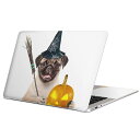 MacBook 用 スキンシール マックブック 13インチ ~ 16インチ MacBook Pro / MacBook Air 各種対応 ノートパソコン カバー ケース フィルム ステッカー アクセサリー 保護 013835 ハロウィン 犬 動物