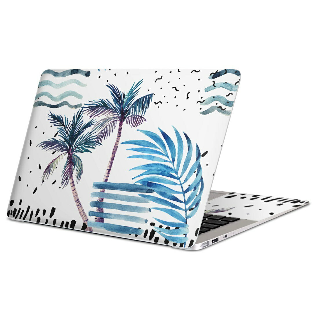 MacBook 用 スキンシール マックブック 13インチ 〜 16インチ MacBook Pro / MacBook Air 各種対応 ノートパソコン カバー ケース フィルム ステッカー アクセサリー 保護 014051 リーフ 模様