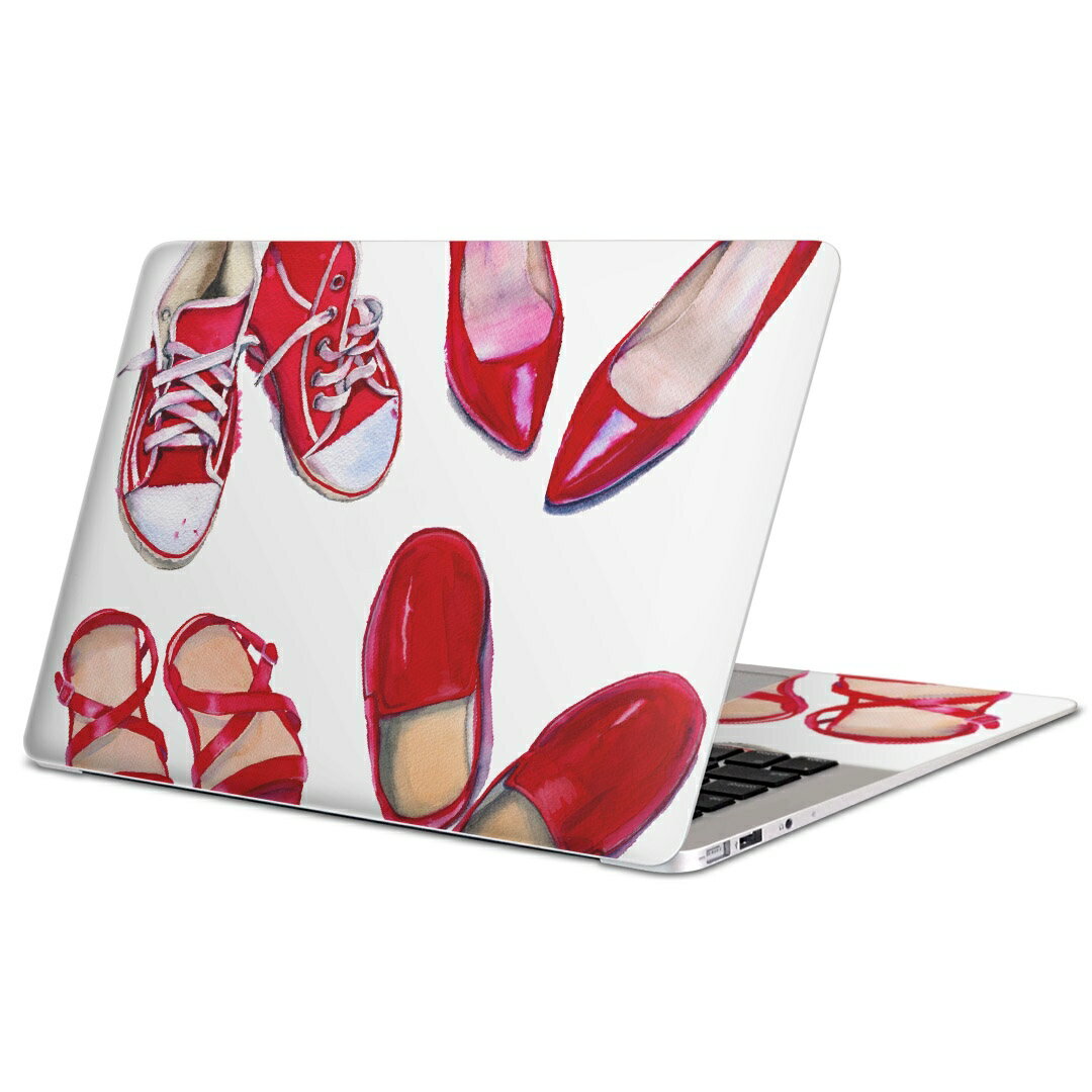 楽天スマコレMacBook 用 スキンシール マックブック 13インチ 〜 16インチ MacBook Pro / MacBook Air 各種対応 ノートパソコン カバー ケース フィルム ステッカー アクセサリー 保護 014766 靴　スニーカー　赤