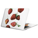 MacBook 用 スキンシール マックブック 13インチ ~ 16インチ MacBook Pro / MacBook Air 各種対応 ノートパソコン カバー ケース フィルム ステッカー アクセサリー 保護 014891 イチゴ 苺 イラスト