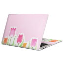 MacBook 用 スキンシール マックブック 13インチ ~ 16インチ MacBook Pro / MacBook Air 各種対応 ノートパソコン カバー ケース フィルム ステッカー アクセサリー 保護 014938 花 チューリップ 春