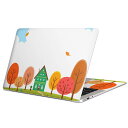 MacBook 用 スキンシール マックブック 13インチ ~ 16インチ MacBook Pro / MacBook Air 各種対応 ノートパソコン カバー ケース フィルム ステッカー アクセサリー 保護 014994 秋 落ち葉 家 景色 風景