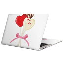 MacBook 用 スキンシール マックブック 13インチ ~ 16インチ MacBook Pro / MacBook Air 各種対応 ノートパソコン カバー ケース フィルム ステッカー アクセサリー 保護 015791 チョコレート お菓子 ハート