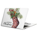 MacBook 用 スキンシール マックブック 13インチ ~ 16インチ MacBook Pro / MacBook Air 各種対応 ノートパソコン カバー ケース フィルム ステッカー アクセサリー 保護 015876 クリスマス 靴下 飾り