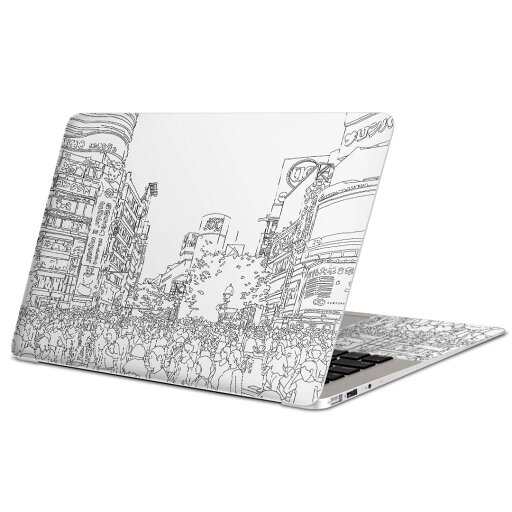 MacBook 用 スキンシール マックブック 13インチ 〜 16インチ MacBook Pro / MacBook Air 各種対応 ノートパソコン カバー ケース フィルム ステッカー アクセサリー 保護 016069 街並み おしゃれ 白黒 MacBook 用 スキンシール マックブック 13インチ 〜 16インチ MacBook Pro / MacBook Air 各種対応 ノートパソコン カバー ケース フィルム ステッカー アクセサリー 保護 016069 街並み おしゃれ 白黒
