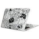 MacBook 用 スキンシール マックブック 13インチ ~ 16インチ MacBook Pro / MacBook Air 各種対応 ノートパソコン カバー ケース フィルム ステッカー アクセサリー 保護 016426 ノート 絵 妖怪 モンスター